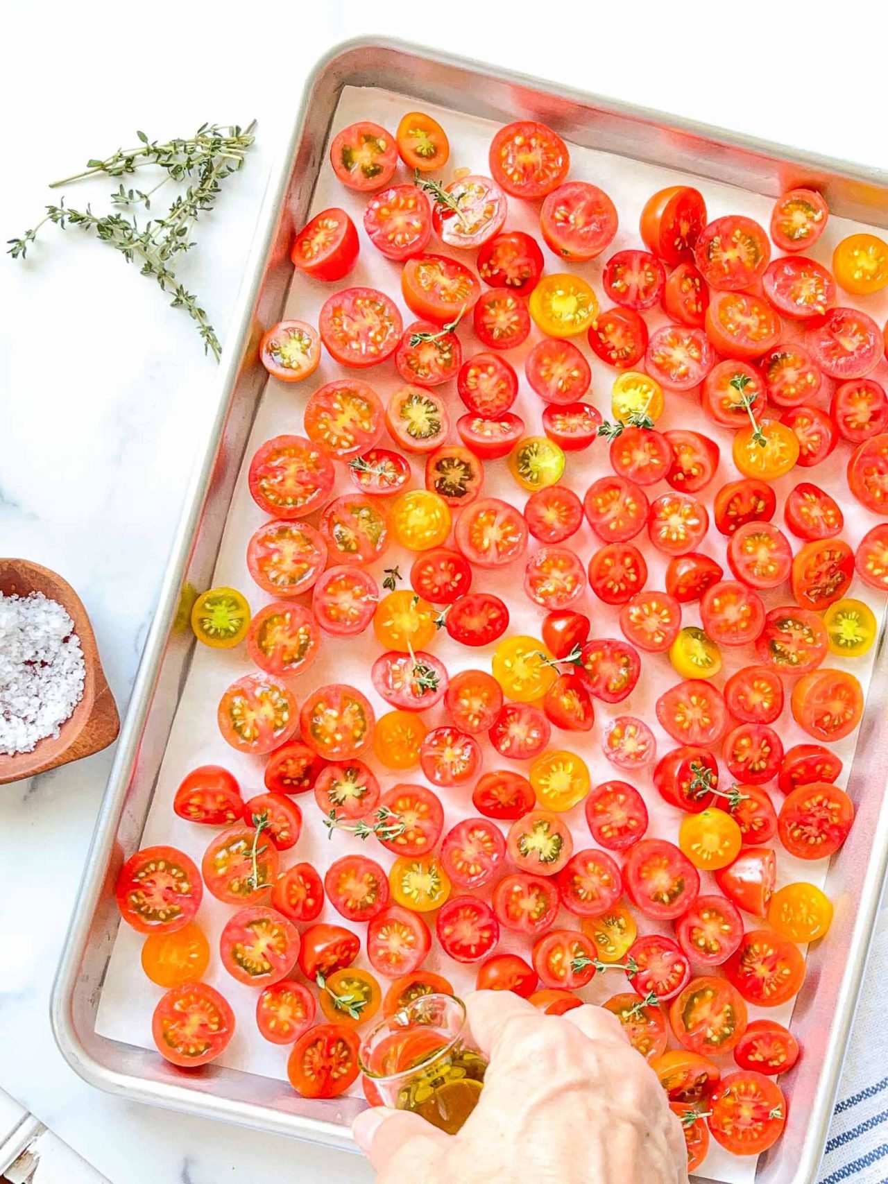 Cherry Tomato Couscous Salad - Basil Food Journal