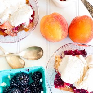 Blackberry-Peach Cobbler