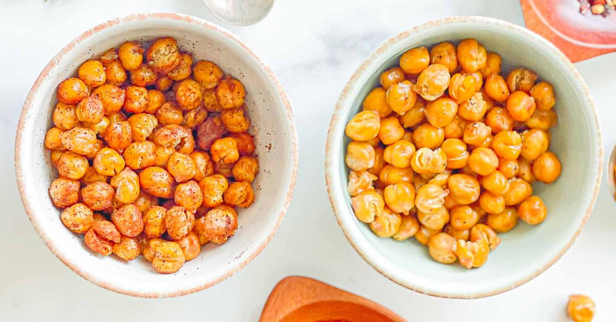 Crunchy Roasted Chickpeas Basil Food Journal