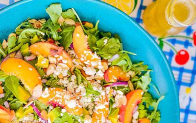 Peach & Arugula Salad