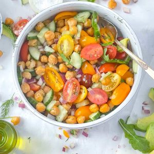 Easy Chickpea Salad Recipe