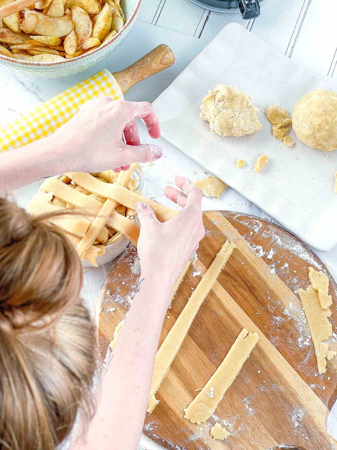 Apple Pie with Vegan Pie Crust Basil Food Journal