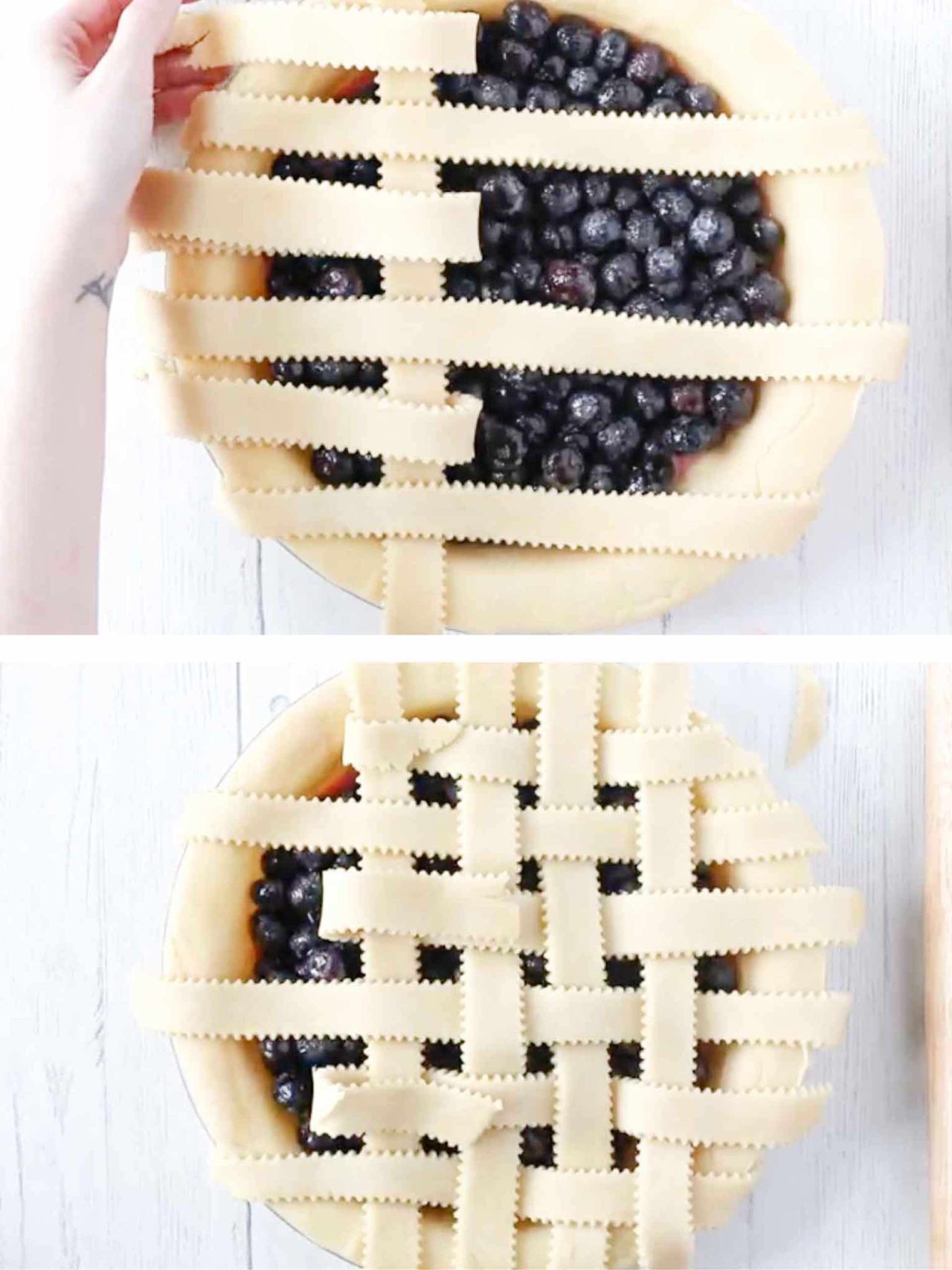 How to Make Lattice Pie Crust (tutorial) Basil Food Journal