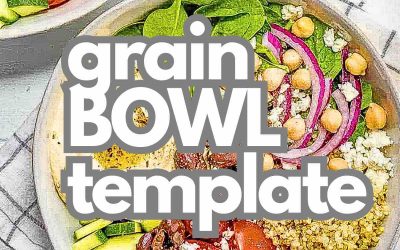 Basil Food Journal Grain Bowl Template