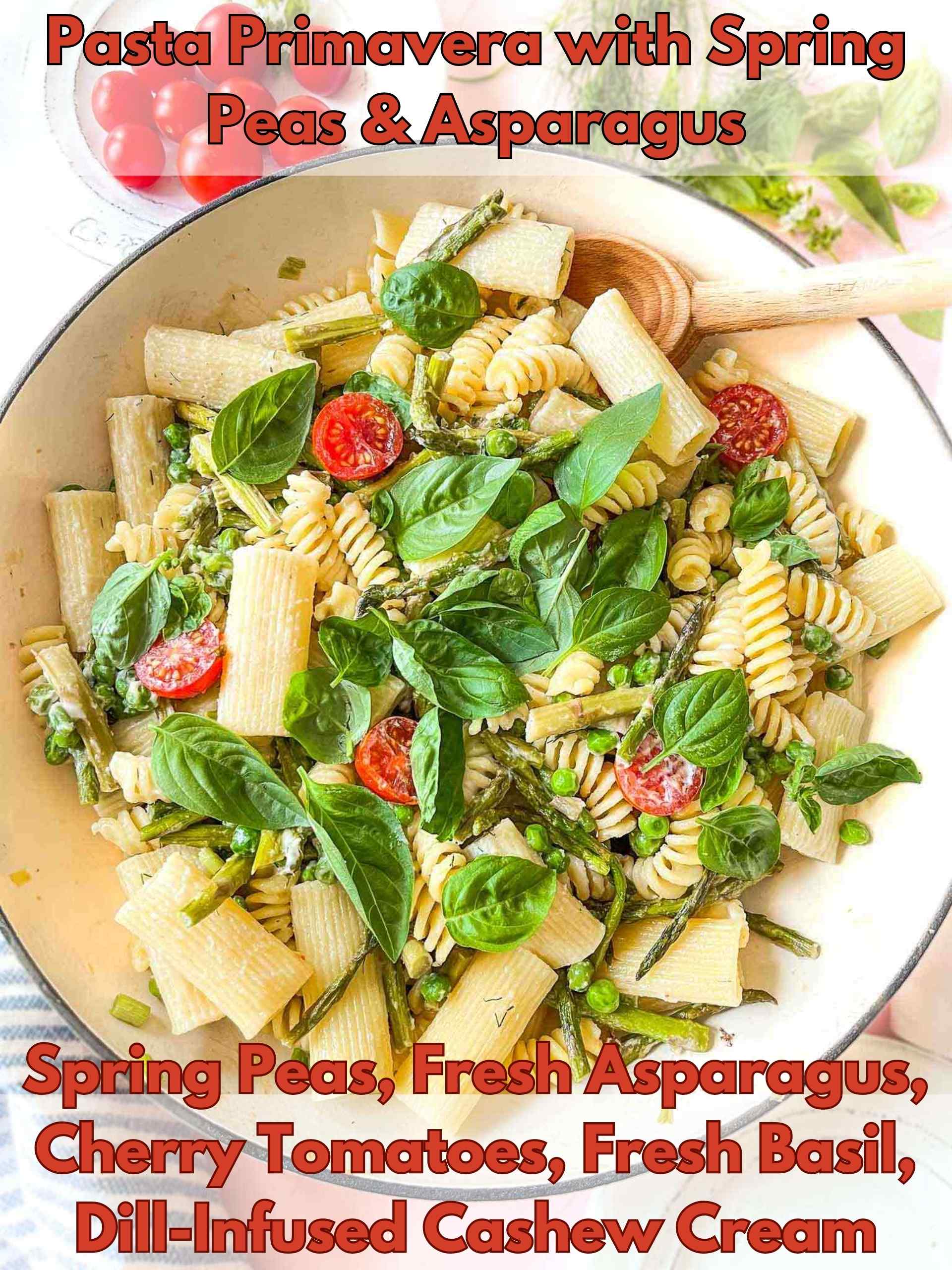 Vegan Pasta Primavera Recipe