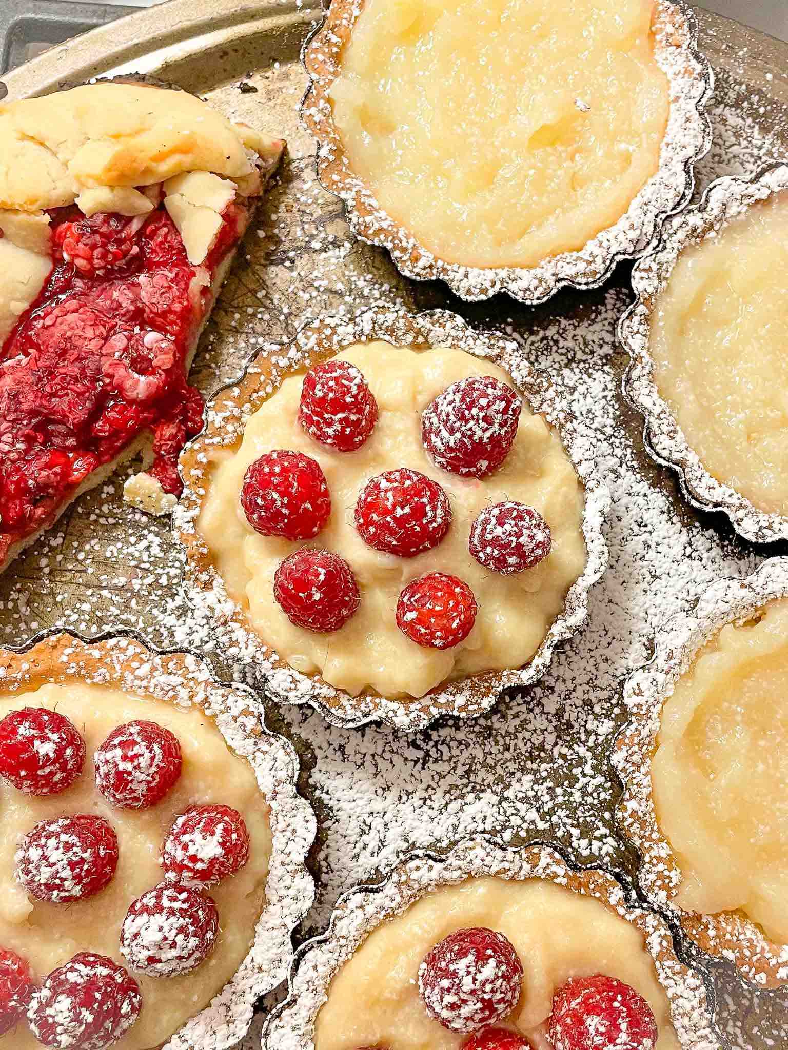 Raspberry Tart with Dairy-Free Pastry Cream